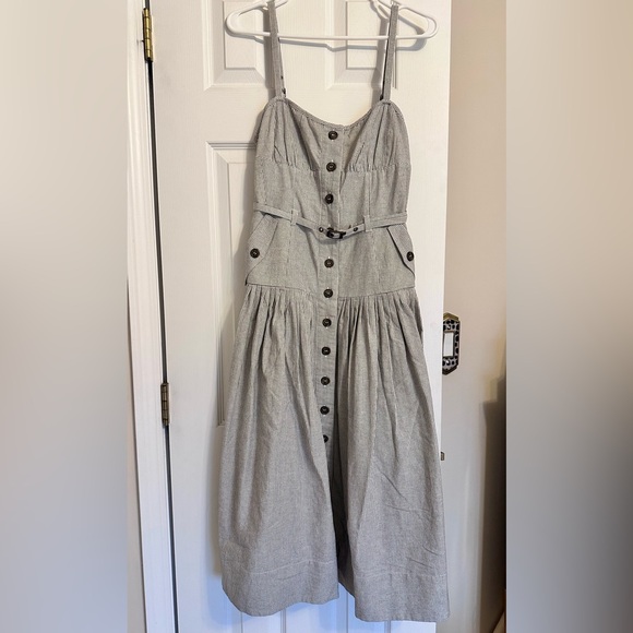 NWT Ulla Johnson Cleo Dress in Granite Size 4 - Picture 7 of 8